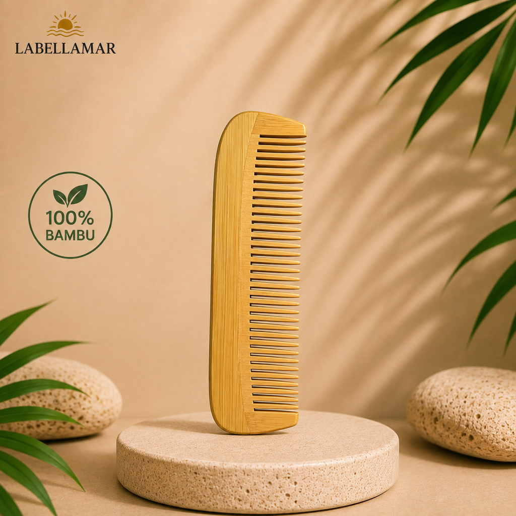 Labella Mar Escova Anti-Frizz de Bambu