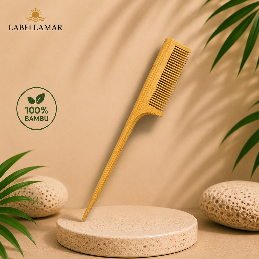 Labella Mar Escova Anti-Frizz de Bambu